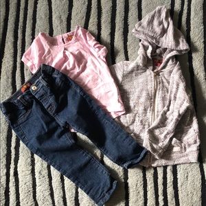 7 For All Mankind 3 Piece Outfit - 18M